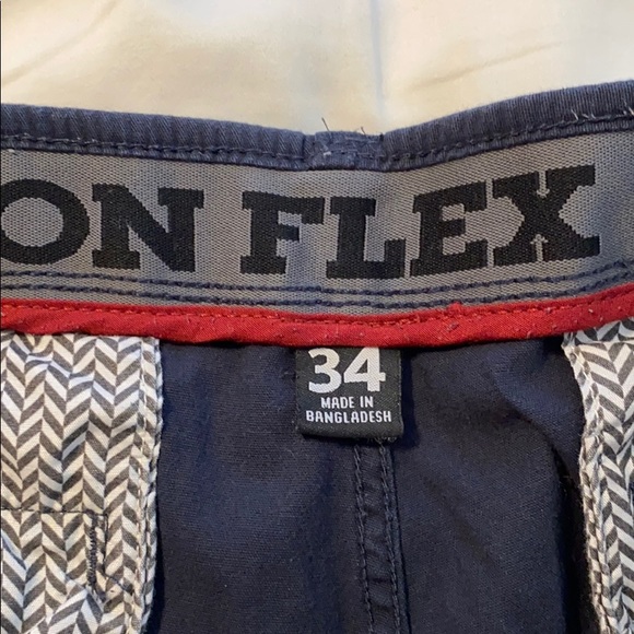 Iron Flex Shorts Dark Blue Cargo Shorts Poshmark